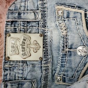 Rock revival men's jeans